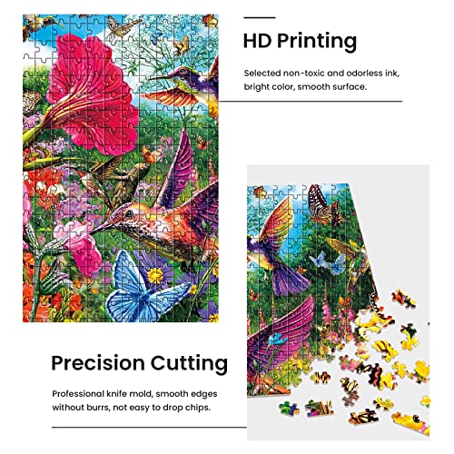 Puzzles for Adults 500 Pieces Kingfisher Garden Puzzle Games for Home Decoration for Friends