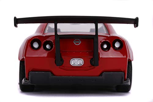 Jada Toys Power Rangers 1:32 Red Ranger 2009 Nissan GT-R R35 Ben Sopra Die-cast Cars, Toys for Kids and Adults