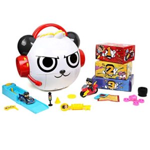 jada toys ryan's world combo panda mystery vehicle playset, toys for kids (31747)