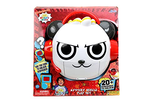 Jada Toys Ryan's World Combo Panda Mystery Vehicle Playset, Toys for Kids (31747)