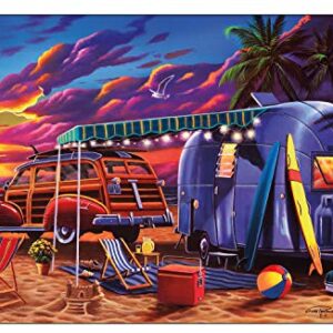 Buffalo Games - Geno Peoples - Beach Camp - 1000 Piece Jigsaw Puzzle