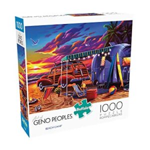 Buffalo Games - Geno Peoples - Beach Camp - 1000 Piece Jigsaw Puzzle