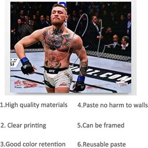 Avando Conor McGregor Ultimate Fighting Championship Poster Art Print Posters,20''×16'' Unframed Poster Print