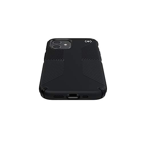 Speck Products Presidio2 Grip iPhone 12 Mini Case, Heavy Duty Protection Black/Black/White