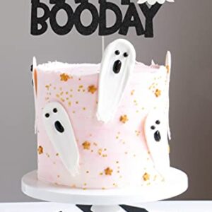 Halloween Birthday Cake Topper, Happy Boo Day Cake Topper, Here for the Boos Decorations, Ghost Decorations, Halloween Birthday Party Decorations