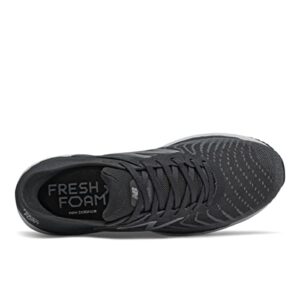 New Balance Men's Fresh Foam 860v11, Black/White, 12.5 Medium