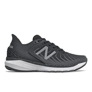 New Balance Men's Fresh Foam 860v11, Black/White, 12.5 Medium