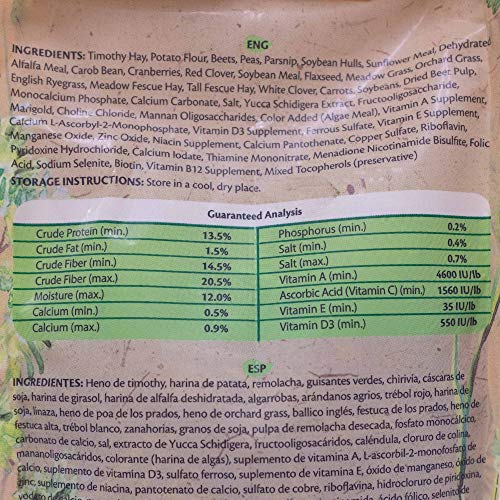 Higgins Pet Food Nature Forage Guinea Pig 3Lb