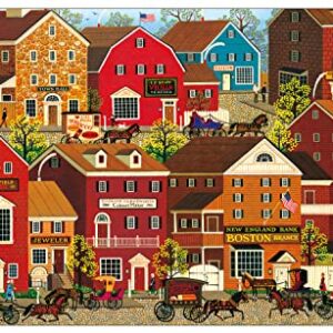 Buffalo Games - Charles Wysocki - Lilac Point Glen - 300 Large Piece Jigsaw Puzzle, Red