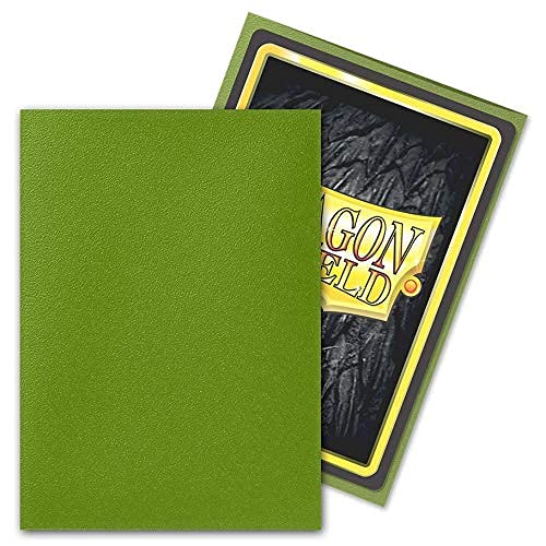 Dragon Shield Bundle: 2 Packs of 60 Count Japanese Size Mini Matte Card Sleeves - Matte Olive