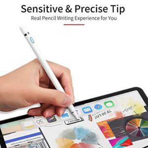 Stylus Pens for Touch Screens,Stylus Pencil Compatible for Apple,Active Pencil Smart Digital Pens Fine Point Stylist Compatible with iPhone iPad Pro Air Mini and Other Tablets (White)