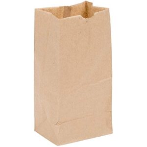 perfect stix - brown bag 2-100 count, 2lb brown paper bags - brown bags - 100 count (pack of 1)