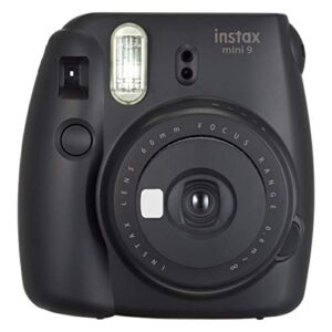 fujifilm instax mini 9 instant camera - black (fuji0469)