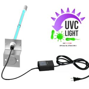 120V 14" Bulb UV Lamp Coil Cleaner for A/C HVAC with Germicidal Bulb and Magnet - Requires 120 Volts Power Input