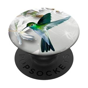 hummingbird nature for birds lovers gift popsockets popgrip: swappable grip for phones & tablets