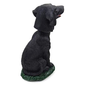 Animal Den Black Lab Dog Bobblehead Figure for Car Dash Desk Fun Accessory