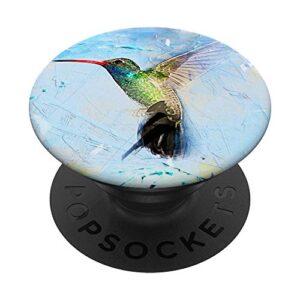 hummingbird nature for birds lovers gift popsockets grip and stand for phones and tablets
