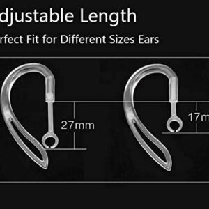 JNSA AirPods Pro Ear Hooks Anti-Slip Anti-Drop Earhooks【Not Fit in The Charging Case】 Compatible with AirPods Pro, Clear