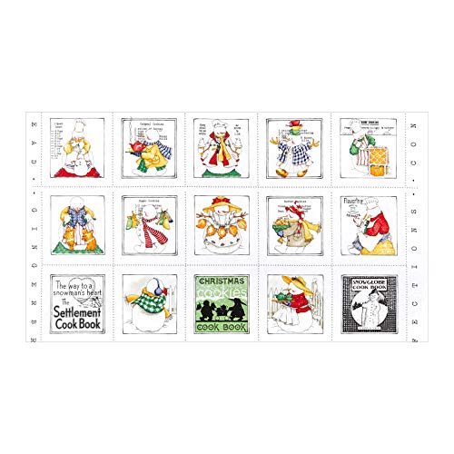 Riley Blake Designs Snow Sweet Christmas Cooks 24in Panel Multi Quilt Fabric