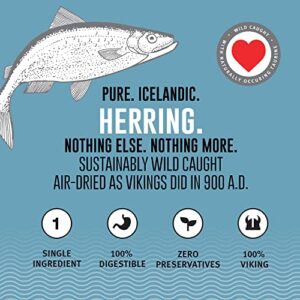 Icelandic+| All-Natural Cat Treats| Whole Fish Herring, 1.5 oz., Grey