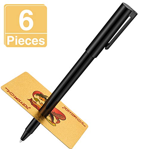 Sumind 6 Pieces Trick Pen Makers Pen Mystery Trick Pen Penetrating Pen Through Effect Trick Toy for Teens and Adults