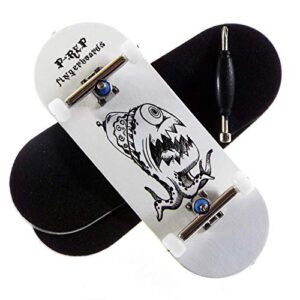 p-rep alien brain - solid performance complete wooden fingerboard (chromite, 34mm x 97mm)
