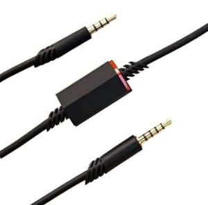 2.0m a40 cord replacement inline mute console cable wire, also compatible with astroa40 a40 tr gaming headset