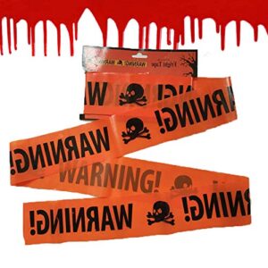 cupaplay 6m/20ft halloween caution tapes,halloween warning tape,halloween party haunted house props