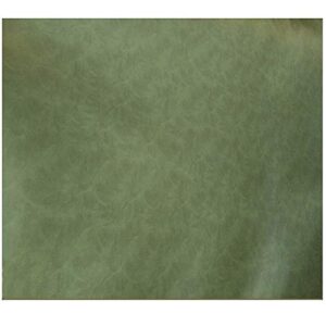 faux leather fabric heavy duty leatherette upholstery fabric 140cm width vintage soft pu faux leather sheets for sofa chair cushion cover, handbags, diy crafts (color : olive green)