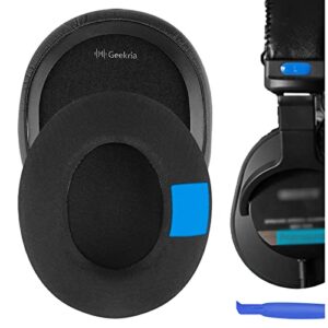 geekria sport cooling gel replacement ear pads for sony mdr-7506, mdr-v6, mdr-v7, mdr-cd900st headphones earpads, headset ear cushion repair parts (black)