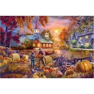 tektalk 1000 pieces jigsaw puzzles for teens & adults (harvest)