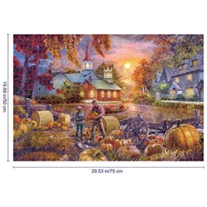 Tektalk 1000 Pieces Jigsaw Puzzles for Teens & Adults (Harvest)