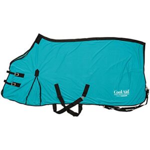 weaver leather coolaid® equine cooling blanket (84", turquoise)