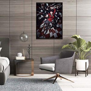 tealn Anime Jabami Yumeko Kakegurui Gambaling School Wall Poster Painting(S Multi2)