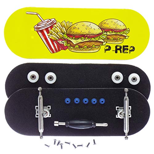 P-REP Cheeseburger Cheeseburger - Solid Performance Complete Wooden Fingerboard (Chromite, 34mm x 97mm)