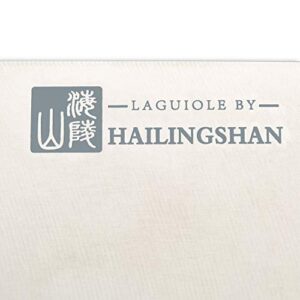 Laguiole by Hailingshan Qin Dynasty Series Usaba knife Vegetable Cleaver Kitchen Knives Pro Kitchen Knife 6 Inch High Carbon German Stainless Steel Japanese Chef's knife with Ergonomic Handle