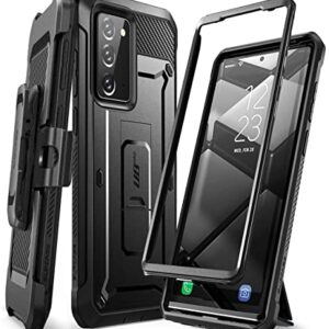 SUPCASE Unicorn Beetle Pro Series Case for Samsung Galaxy Note 20 (2020 Release), Full-Body Rugged Holster & Kickstand Without Built-in Screen Protector (Black)