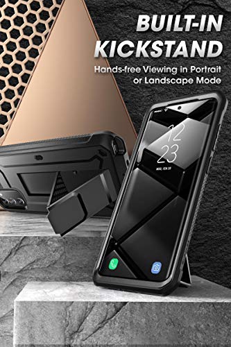 SUPCASE Unicorn Beetle Pro Series Case for Samsung Galaxy Note 20 (2020 Release), Full-Body Rugged Holster & Kickstand Without Built-in Screen Protector (Black)