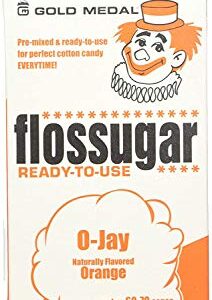 Concession Essentials - GM-Orange Floss-1ct Cotton Candy Floss Sugar Orange -1 Carton