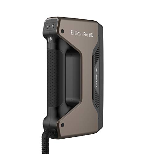 2023 EinScan Pro HD Versatility Handheld 3D Scanner with Solid Edge Shining3D Version CAD Software for Reverse Engineering, Healthcare, Manufacturing, Research, Art and Design