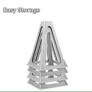RVMATE Stack Jack 4 Pack, for RV, Camper and Trailer Stabilization, Aluminum RV stabilizer, Adjustable from 11 inch to 17 inch