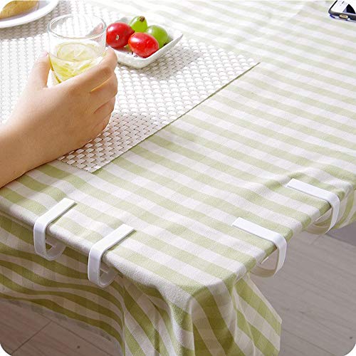 Panykoo Plastic Tablecloth Clip, Used for Restaurant Banquet Wedding Graduation Party and Outdoor Picnic Table Cloth Fixing (4 PCS)