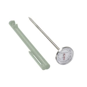 kitchenaidkq901 instant read food thermometer for kitchen or grill, temperature range: 20f to 220f, 1 inch dial, pistachio