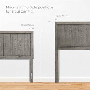 Modway Robbie Wood Twin Headboard in Gray