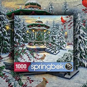Springbok 1000 Piece Jigsaw Puzzle Holiday Gazebo - Made in USA