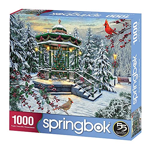 Springbok 1000 Piece Jigsaw Puzzle Holiday Gazebo - Made in USA