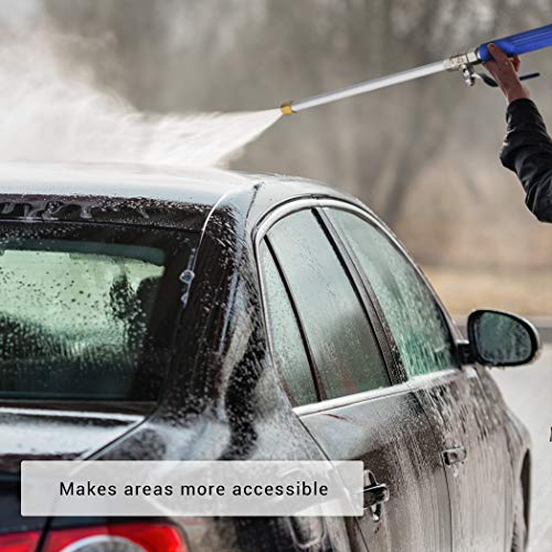 OCCS Magic Hydro High Pressure Power Washer | 2 Brass Nozzles | Hose End Hydro Water Jet Washer Wand | Hydrojet | Glass Cleaner | Garden Sprayer Attachment | Window Car Cleaning Outdoor Washings