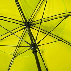 SunTek | Solaire 62" Umbrella | Windproof & Waterproof Umbrellas with Vented Double Canopy | Reflective UV Protection | Large Umbrella for Golf, Sport, & Travel (Yellow)