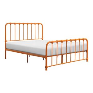 lexicon urbana metal bed, full, orange