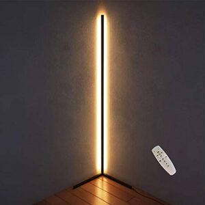 ylight led floor lamp modern dimmer warm white light remote control standing reading lamp for office study bedroom new dropship,black